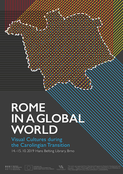 Poster for the conference: Rome in a Global World conferen conference design graphic design illustration poster
