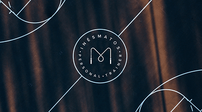 Inês Matos Personal Trainer branding design illustration logo vector