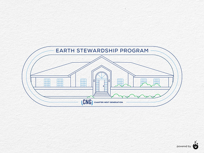 Earth Stewardship Program branding graphic design illustration logo ohio oktane media planet earth sustainability