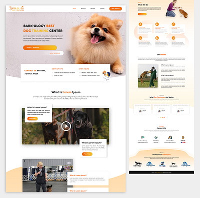 Dog, Home Page, Mockups app design dog flat illustration ios logo mockups modern psd screen ui