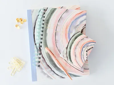 Watercolor Stationery Collection illustration licensing pattern stationery surface design watercolor