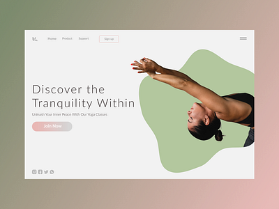 Yoga Landing page