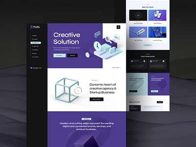 Creative Agency Website Design