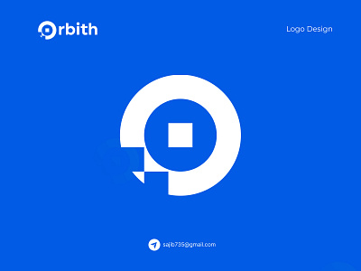 Orbith | Tech modern logo design blue icon logo logotype minimal logo modern logo o logo tech logo vector