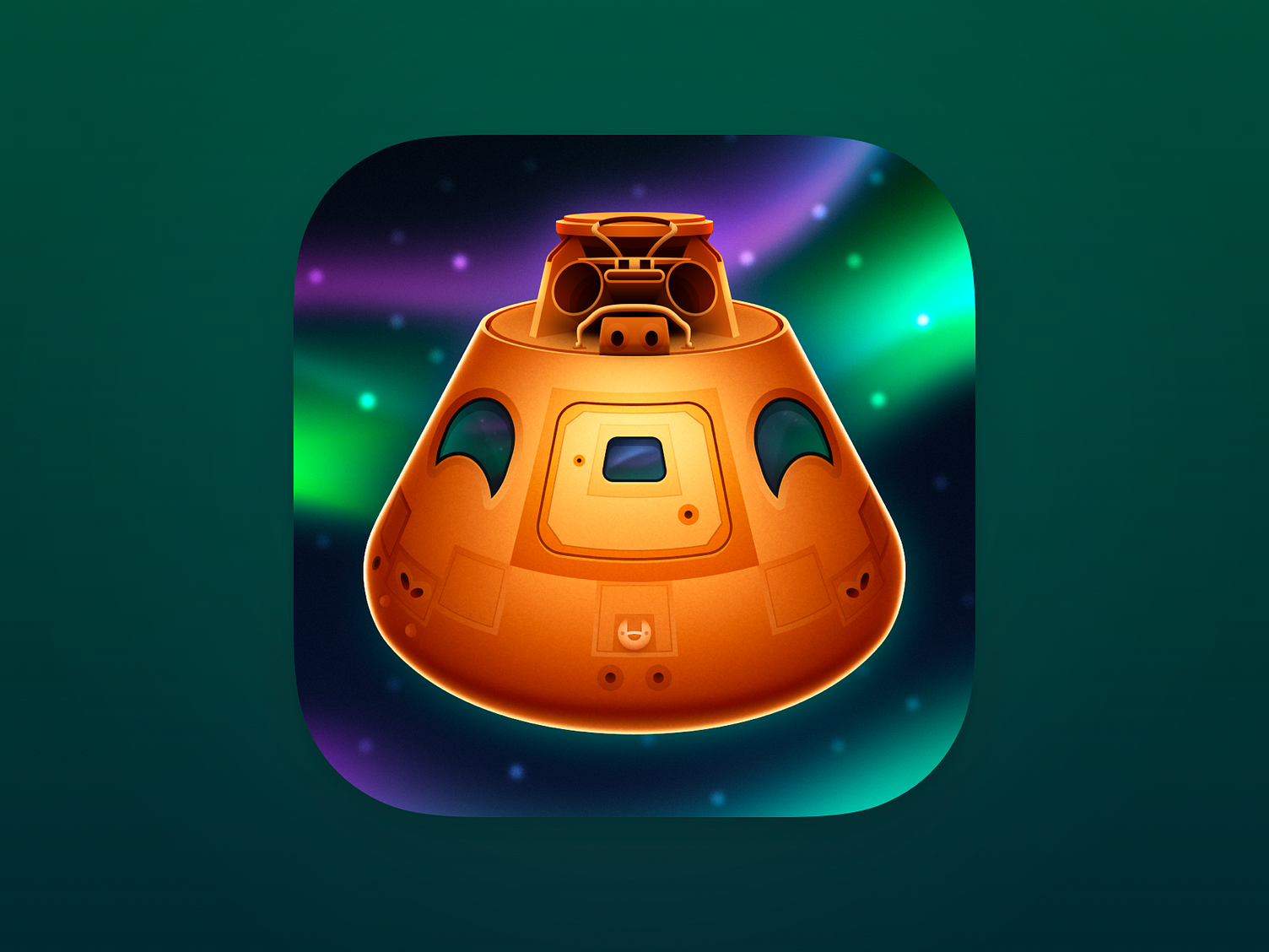 Apollo - Space Capsule by Matthew Skiles on Dribbble