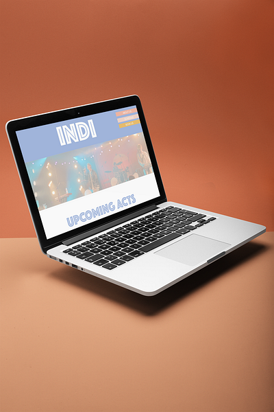 Music Venue Website Design branding graphic design web design