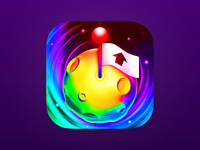 Apollo - Groovy Luney apollo app icon app icon design ios app icon
