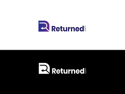 Returned Logo For Sell back logo branding design graphic design illustration letter logo logo logo design returned logo ui ux vector