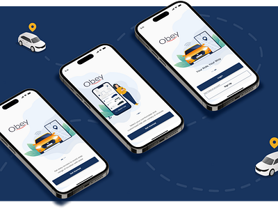 Onboarding App | Ui kit blue colour palette blue palette book order cab app cab booking design onboarding splash screen ui ui designing uidesign ux walkthrough