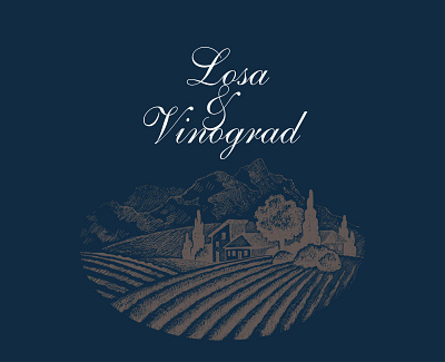 Losа&Vinograd branding design graphic design illustration logo