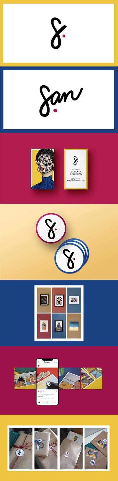 BySandrart - Logo & Visual Identity adobe illustrator adobe photoshop brand identity branding design diseño de logo graphic design identidad visual illustration logo logo design