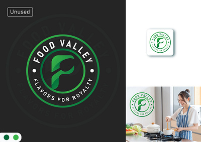 Food Valley - Logo Design app icon branding creative logo design f logo food logo graphic design logo logo design logos modern logo professional logo restaurant logo spoon loog