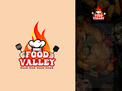 Food Valley - Logo Design, Restaurant Logo app icon best logo brand identity brand logo branding business logo cafe logo design food logo graphic design logo logo design logo icon restaurant logo