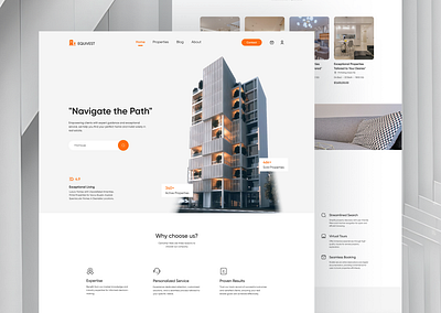 Real Estate Website Design design ux design