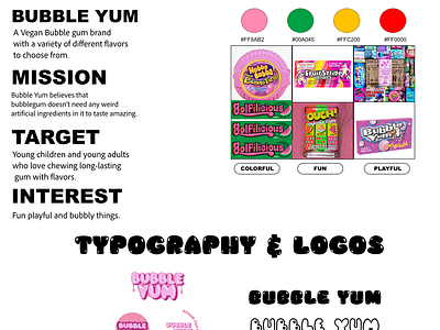 Bubble Yum app branding design graphic design illustration logo typography ui ux vector