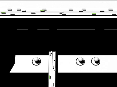 Optimal Dynamics (Animated Vignette Series) 3d ai animated animation c4d cinema 4d contrast freight highways illustration logistics noir optimal dynamics render route series trucking