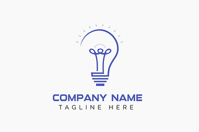 Idea logo concept for innovation excellent creativity illustration logo solution