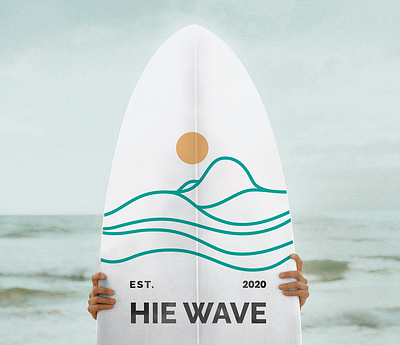 Hie Wave | Branding brand design branding graphic design logo logo design