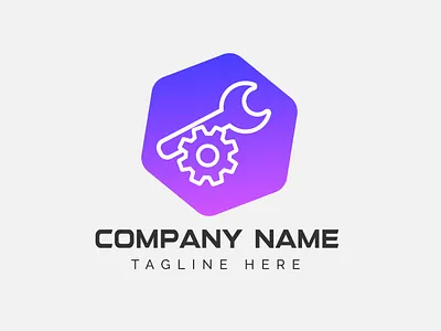 Service logo concept vector illustration branding graphic design logo support