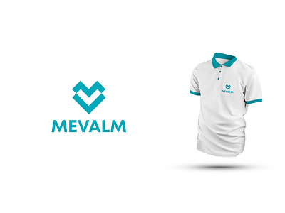 Introducing my new exploration for 'MEVALM'' (unused for sale) branding design graphic design logo modern top