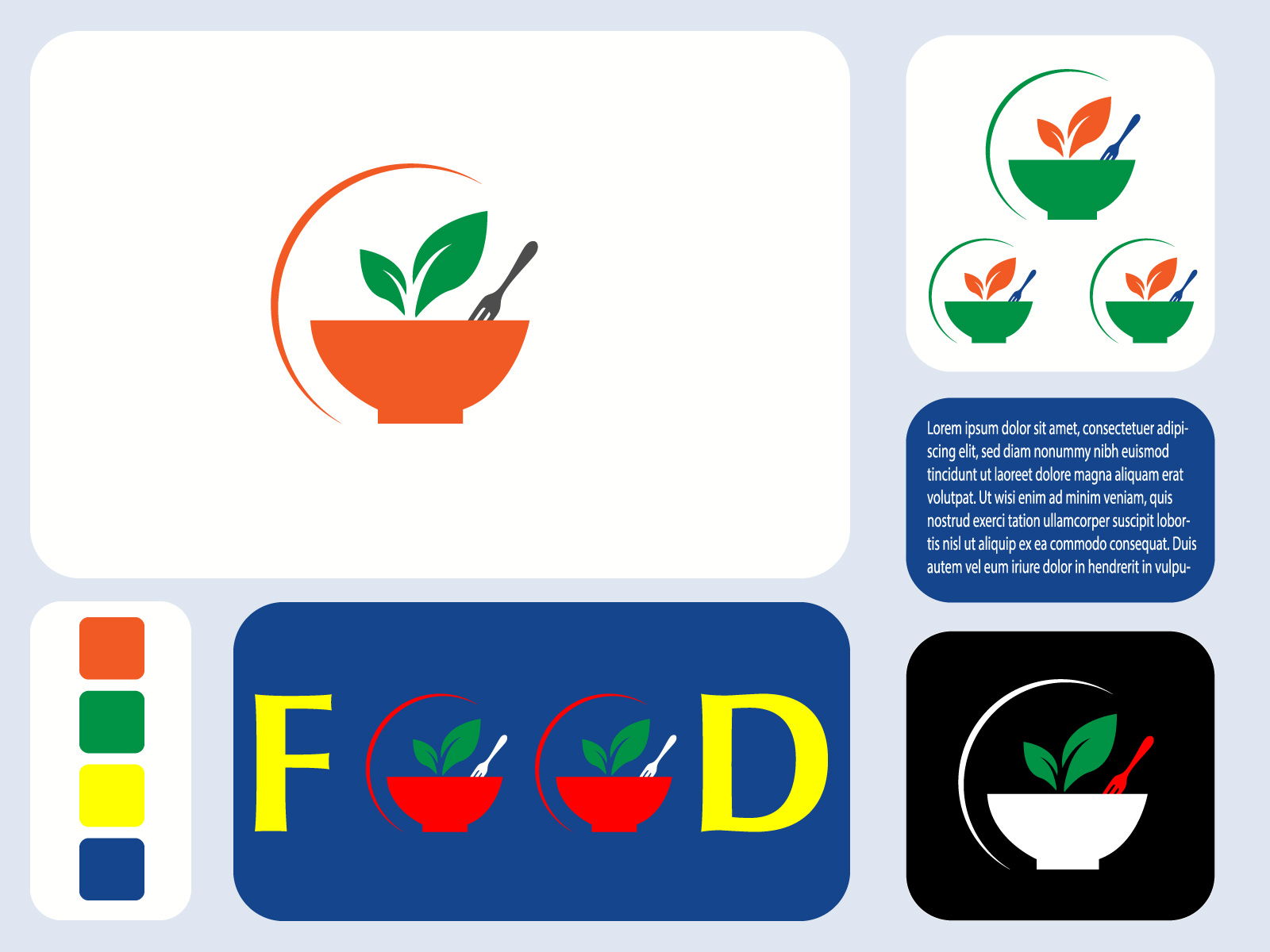 Logo design ,Food logo ,Branding by MD HASAN MIA on Dribbble
