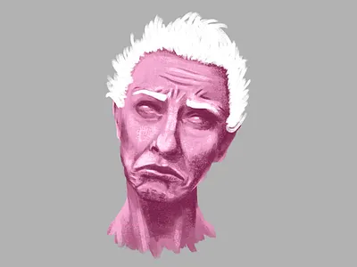 Cate brush emotion expression face head illustration inspiration photoshop portrait stroke