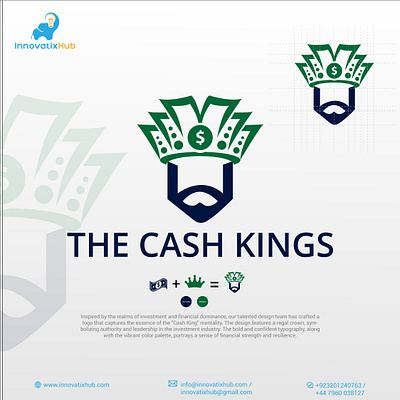 The cash king ( Investment Logo) accountantlogo branding cashkinglogo cashlogo design dollarcrownlogo dollarlogo flyerdesgn stationarydesign illustration investmentlogo logo logo mark logodesign logomake minimalist logo morgagelogo realestatelogo symbol ui vector