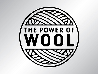 That time I had to hype wool. apparel graphics badge branding graphic design illustration logo textile wool