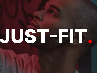 JustFit Logo branding graphic design logo