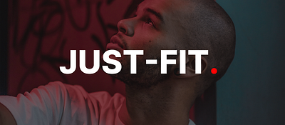 JustFit Logo branding graphic design logo