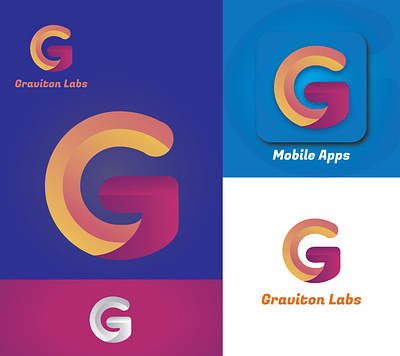 Graviton Labs Logo Design best logo branding branding logo company logo design graphic design illustration logo logo design logo type logos muckup vect plus vector