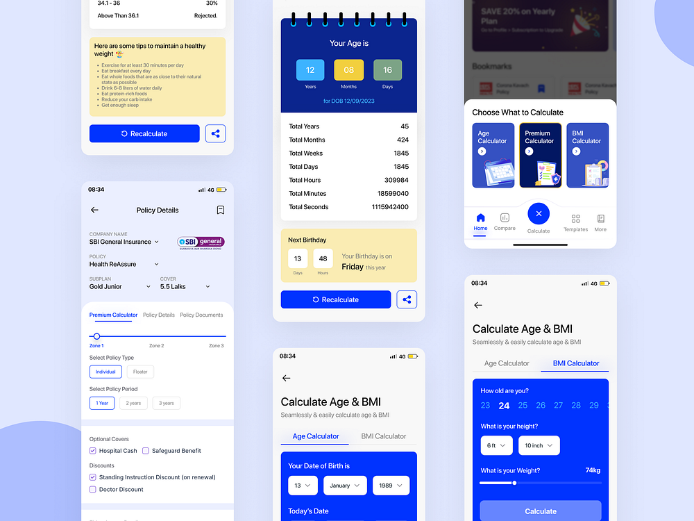 Bmi Calculator designs, themes, templates and downloadable graphic ...