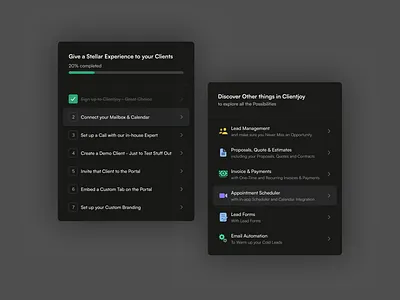 Onboarding Checklist branding dailyui design flat minimal ui ux