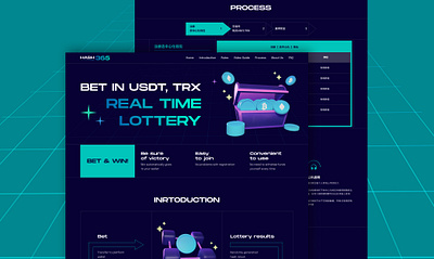 Hash365 | Crypto Lottery chinese crypto design figma landing logo lottery ui ux