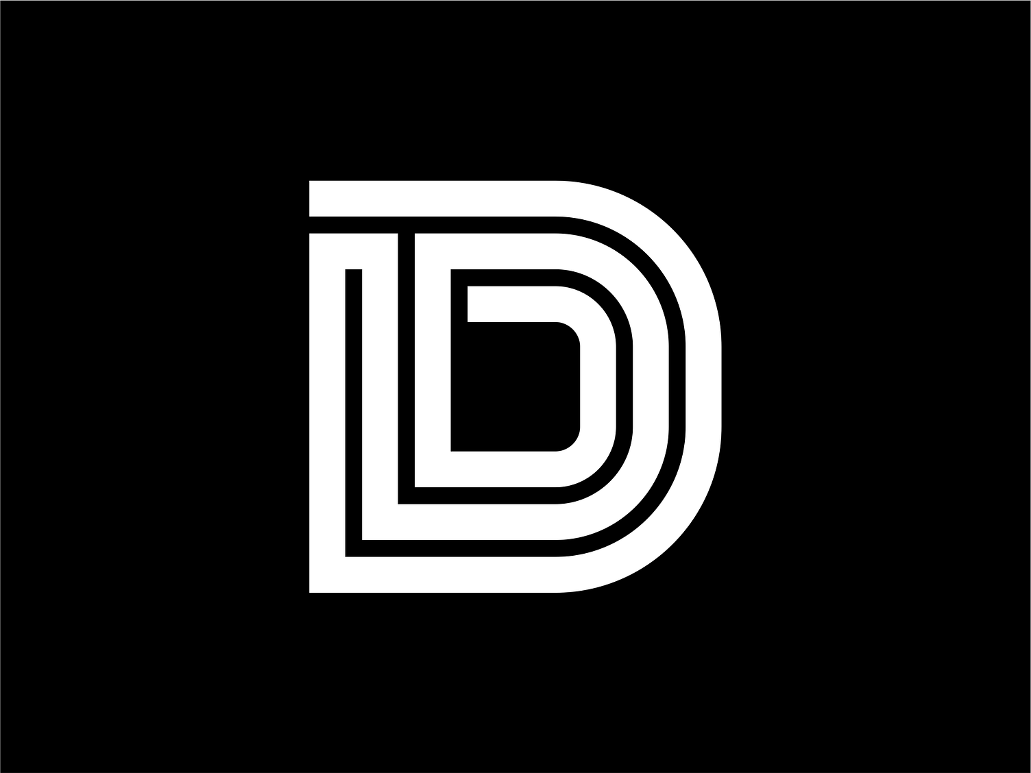 Simple D Letter Initial Logo by Dyne Creative Studio on Dribbble