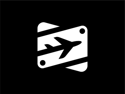 Abstract Airplane Logo abstract airplane airplane logo airport logo branding design logo monogram plane plane logo vector