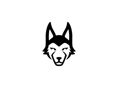 Siberian Husky Logo animal design dog icon illustration logo logo design logodesign minimal minimalist logo pet pet logo siberian husky wolf wolf logo