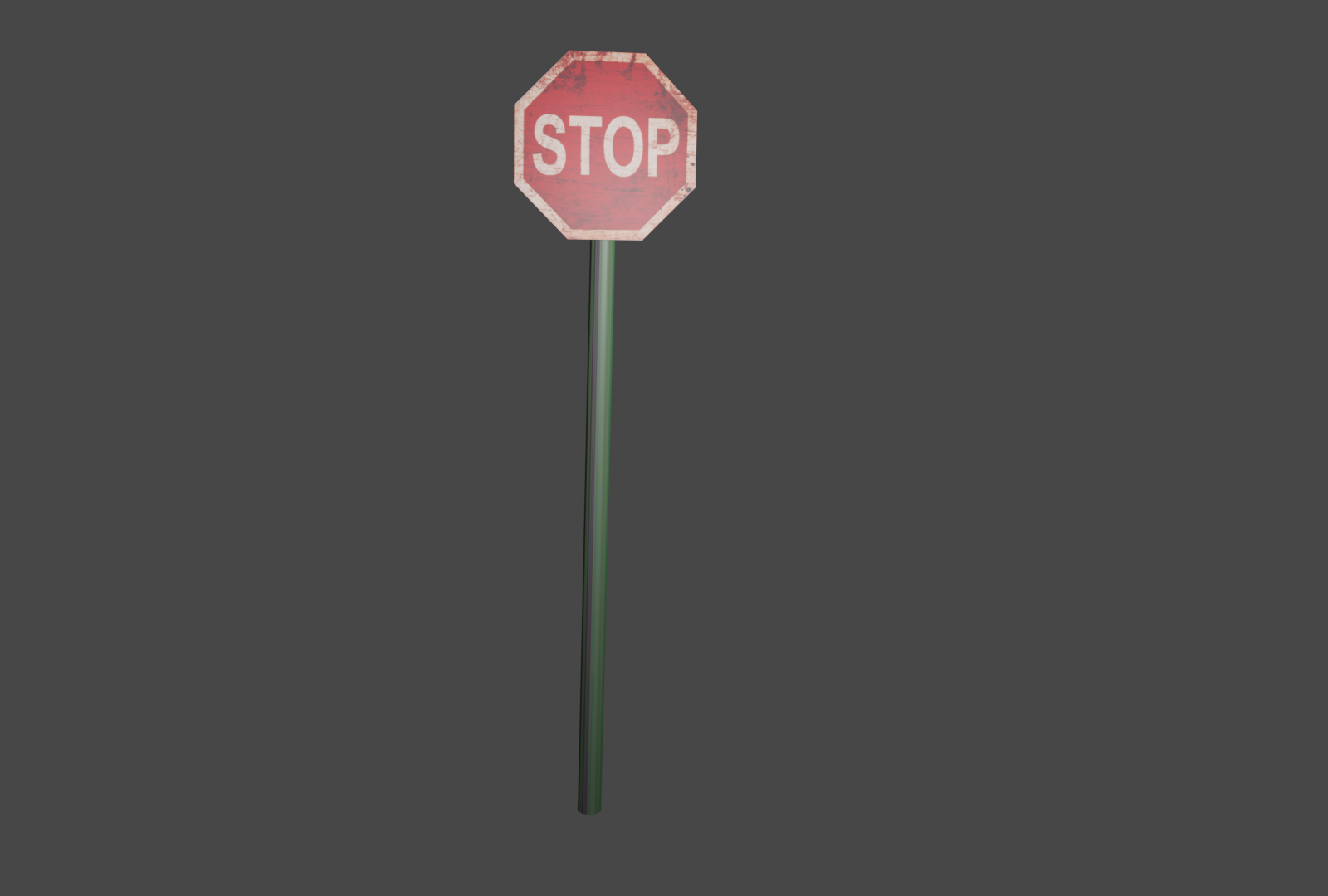 3d-model-and-uv-mapping-of-stop-sign-by-antonia-jones-on-dribbble