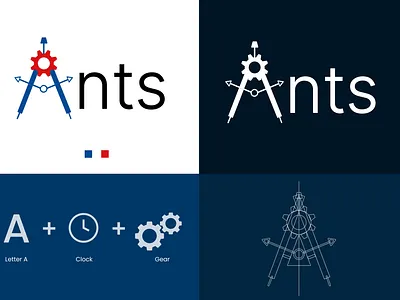 Ants logo adobe illustrator brand design brand identity branding graphic design illustrator logo logo design web design