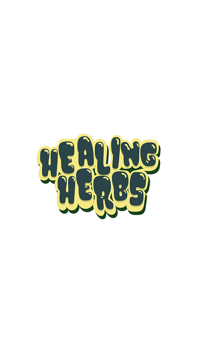Healing Herbs branding design graphic design illustration logo typography vector
