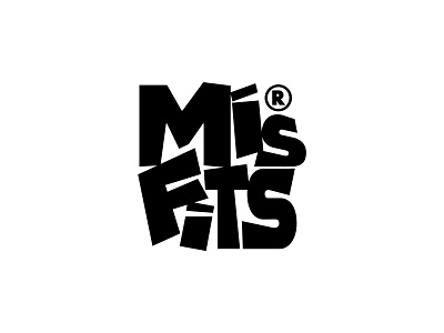 Misfits logo wordmark agency logo branding custom lettering custom type font logo gaming logo grid logo icon symbol mark vector lettermark logo logo design logo designer logo designer india logotype minimalist misfits logo misfits wordmark modern logo typography wordmark