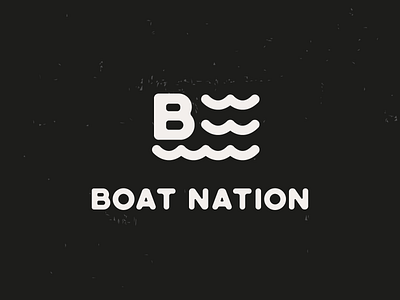 Boat Nation anagram b boat branding design letter logo nation sea ship typography water