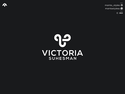 VICTORIA SUHESMAN branding design graphic design icon illustration letter logo minimal sv logo vs logo
