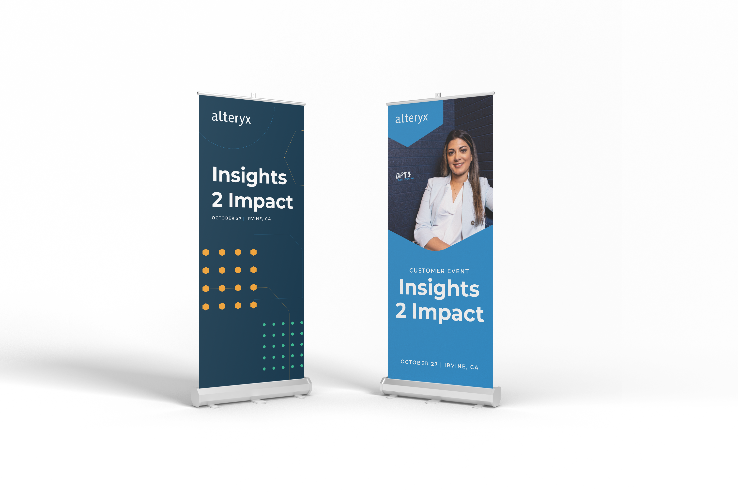 Pull-up Banners alteryx art direction branding graphic design layout design marketing materials