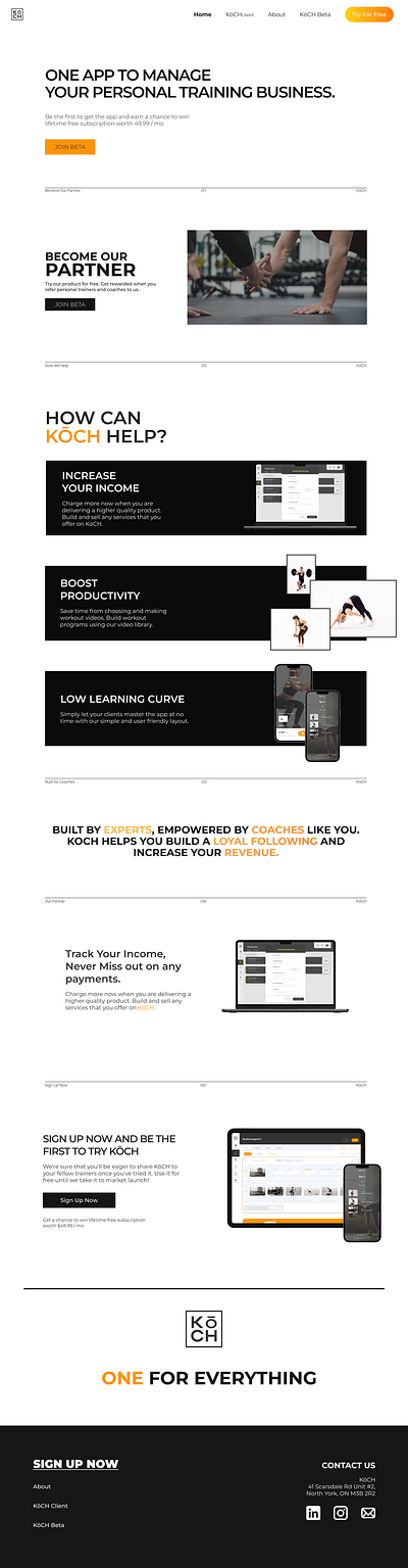 Minimalism b&w fitness application website branding bw design minimalism website