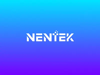 NENTEK LOGO brand guideline branding data logo design gradient graphic design identity logo logodesign logotype minimal logo modern tech logo modern typography professional logo tech logo technology logo typography vector