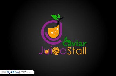 Caviar Juice Stall WITH Outputs graphic design logo