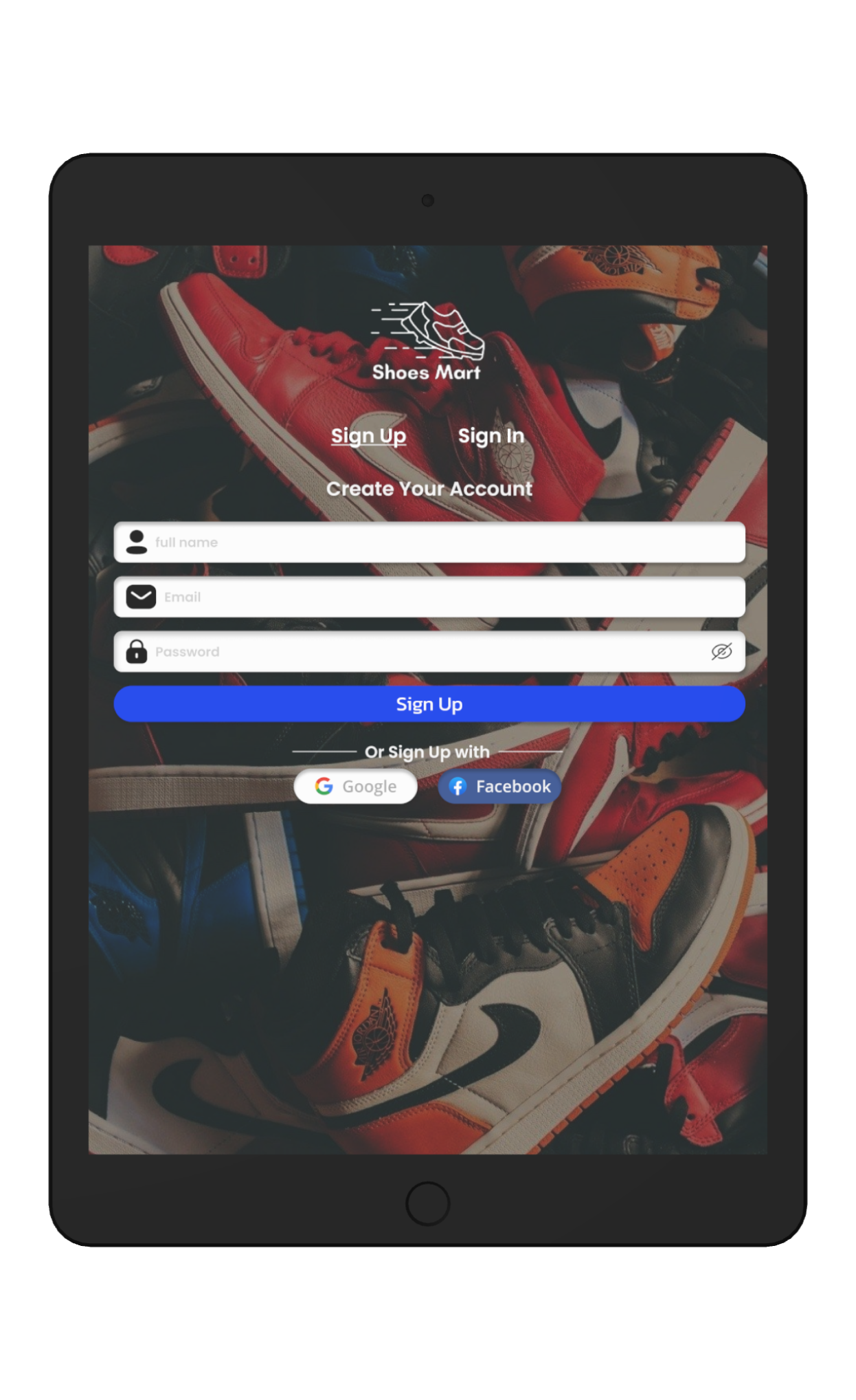 Design Page Sign Up and Sign In App Responsive. by Kiky Restu