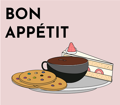 Coffee & Desserts design graphic design illustration vector