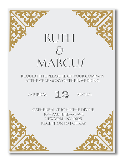 Wedding Invitation Card design graphic design illustration vector